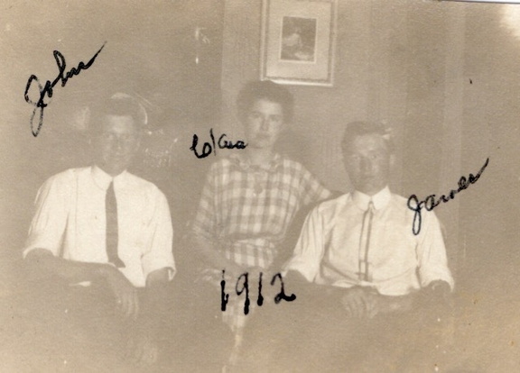 1912 - the last night before John and James left for China 0001